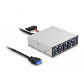   Delock 3.5  USB 5 Gbps első panel 10 x USB A-típusú (64208)