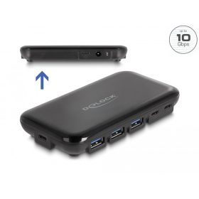 DeLock USB 3.2 Gen 2 4x Type-A + 3x Type-C Hub (64209)
