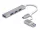 Delock 4 portos vékony USB Hub USB Type-C  vagy USB A-típusú - 3 x USB 2.0 Type-A csatlakozóhüvely + 1 x USB 5 Gbps Type-A csatlakozóhüvely ...