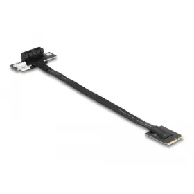   Delock M.2 kulcs A+E - PCIe x1 NVMe adapter hajlított 20 cm hosszú kábellel (64217)