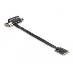   Delock M.2 kulcs A+E - PCIe x4 NVMe adapter hajlított 20 cm hosszú kábellel (64218)