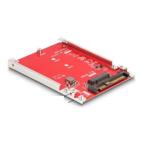   Delock 2.5  átalakító U.3 SFF-8639 - M.2 NVMe M aljzat - 7 mm