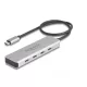 Delock USB 10 Gbps USB Type-C  hub 4 x USB Type-C  anya csatlakozóval és 35 cm hosszú csatlakozó kábellel