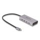 Delock USB 10 Gbps USB Type-C  hub 4 x USB Type-C  anya csatlakozóval és 1 x USB Type-C  PD 85 wattos csatlakozóval, 30 cm csatlakozó kábellel