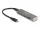 Delock 3 portos USB 10 Gbps hub beépített SD és Micro SD kártyaolvasóval, valamint USB Type-C  csatlakoztatóval