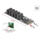Delock Vezérlő M.2 2280 kulcs B+M apa - 5 x SATA