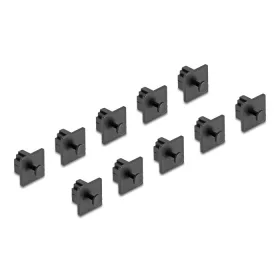   Delock Porvédő RJ10 típusú kimenethez fogantyúval 10 db fekete (64246)