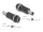 Delock Adapter, DC 5,5 x 2,1 mm-csatlakozóhüvely, DC 5,5 x 2,5 mm méretű apa (64255)