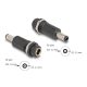 Delock Adapter, DC 5,5 x 2,1 mm-csatlakozóhüvely, DC 5,5 x 2,5 mm méretű apa (64255)