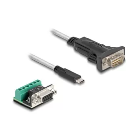   Delock USB 2.0 A-típusú adapter   1 x soros RS-422/485 apa 6 tűs terminal blockkal 5 V 2 m (64270)