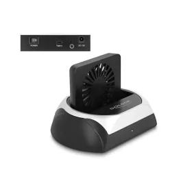   Delock USB 10 Gbps dokkoló állomás 2.5  / 3.5  SATA HDD / SSD vagy M.2 NVMe PCIe, illetve SATA SSD ventillátorral (64280)