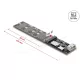 Delock OCuLink   M.2 M kulcsos NVMe SSD átalakító