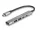 Delock 4 portos vékony USB Type-C  Hub 1 x A-típusú USB 10 Gbps, 2 x USB 2.0 A-típusú és 1 x USB 2.0 USB Type-C , valamint PD 95 W