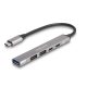 Delock 4 portos vékony USB Type-C  Hub 1 x A-típusú USB 10 Gbps, 2 x USB 2.0 A-típusú és 1 x USB 2.0 USB Type-C , valamint PD 95 W