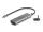 Delock USB 10 Gbps Hub 2 A-típusú USB port és 2 USB Type-C  port USB Type-C  csatlakozóval és egy további tápporttal (64299)