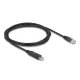Delock Adapter USB 2.0 A-típusú csatlakozó - 1 x soros RS-232 RJ45 csatlakozó 1,8 m fekete (64304)