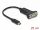 Delock USB Type-C  adapter 1 x soros RS-232 D-Sub 9 tűs dugóhoz 25 cm-es anyákkal