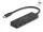 Delock USB 10 Gbps USB Type-C  hub 4 x USB Type-C  anya fekete