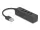Delock USB Hub 4 portos USB 2.0 4 x USB Type-A csatlakozóval, fekete