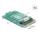 Delock Mini PCIe apa - M.2 kulcs A csatlakoztató adapter (64339)
