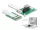 Delock Átalakító Mini PCIe apa - PCI Express x1 csatlakoztató hajlékony kábellel és USB porttal (64345)