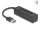 Delock USB Hub 4 porttal USB 5 Gbps 4 x A-típusú USB csatlakozóval fekete