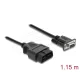 Delock Adapterkábel OBD-2 dugó   Sub-D 9 tűs aljzat, csavaros rögzítéssel, 1,15 m