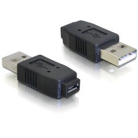   Delock Adapter USB micro-A+B female --> USB 2.0-A male (65029)