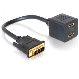 Delock adapter DVI 25 apa 2x HDMI anyára