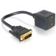 Delock adapter DVI 25 apa 2x HDMI anyára
