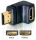 Delock DL65071 HDMI male -> HDMI female 90° lefelé elforgatott adapter