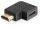 Delock DL65076 HDMI male -> HDMI male 90° jobbra elforgatott adapter