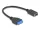 Delock USB 5 Gbps kábel tűfejes anya   belső E-típusú A kulcsos anya USB csatlakozókkal 25 cm (65100)