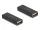 Delock A-típusú USB 2.0 fém adapter anya - anya (65106)
