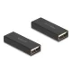 Delock A-típusú USB 2.0 fém adapter anya - anya (65106)