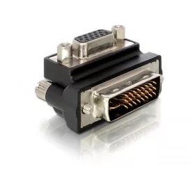   Delock DL65172 VGA female -> DVI 29 pin male 90°-ban elforgatott adapter