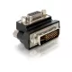 Delock DL65172 VGA female -> DVI 29 pin male 90°-ban elforgatott adapter