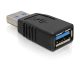 Delock DL65174 USB 3.0-A male / female adapter
