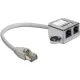 Delock RJ45 elosztó 1 x RJ45 -> 2 x RJ45 (65177)