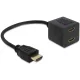 Delock DL65226 HDMI nagy sebességű Ethernet elosztó 1x male -> 2x female adapter