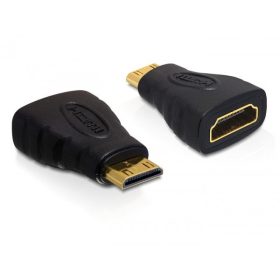   Delock DL65244 nagy sebességű HDMI C male -> HDMI A female