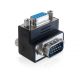 Delock DL65247 VGA male / female 270°-kal elforgatott adapter