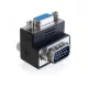 Delock DL65247 VGA male / female 270°-kal elforgatott adapter