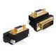 Delock DL65261 VGA anya -> DVI 24+5 pines apa 270°-ban elforgatott adapter