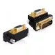 Delock DL65261 VGA anya -> DVI 24+5 pines apa 270°-ban elforgatott adapter