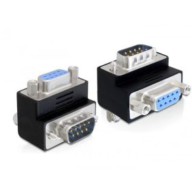   Delock adapter Sub-D 9 pin apa > anya 270 -ban elforgatott, fekete