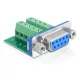 Delock DL65268 D-Sub 9 pin anya -> terminál blokk 10 pines adapter