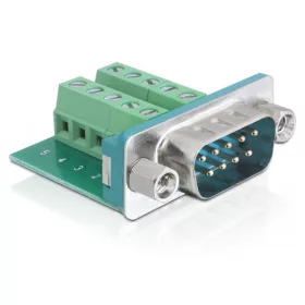   Delock DL65269 D-Sub 9 pines apa -> terminál blokk 10 pines adapter