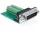 Delock adapter Sub-D 15 pin Gameport anya > terminál blokk 16 pines