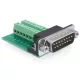 Delock adapter Sub-D 15 pin Gameport apa > terminál blokk 16 pines